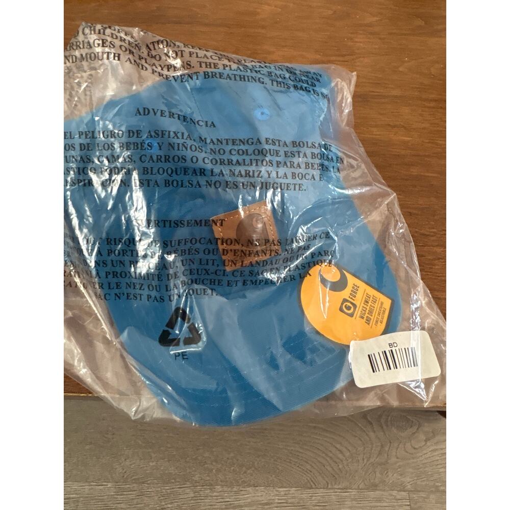 NWT Carhartt Odessa Hat Mens Baseball Cap Blue Glow - Picture 2 of 3